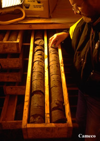 Uranium Core Samples